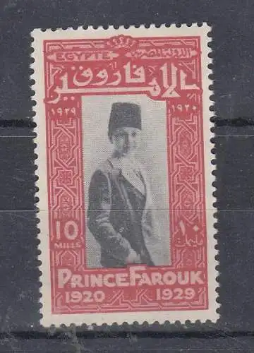 Ägypten  Nr 145 Falz / Gummimängel / *