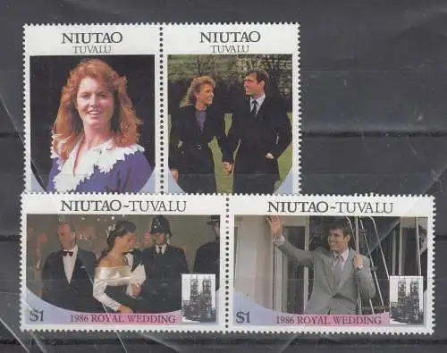 Tuvalu Niutao  Nr 76/79 Postfrisch / **