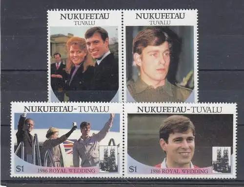Tuvalu Nukufetau  Nr 82/85 Postfrisch / **