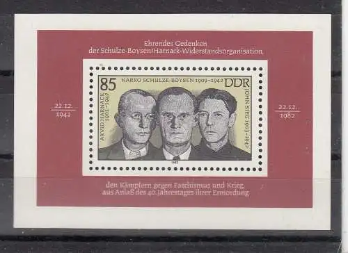 DDR  Nr Block 70 Postfrisch / **