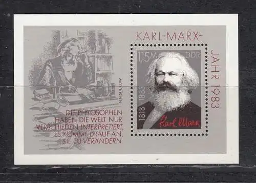 DDR  Nr Block 71 Postfrisch / **