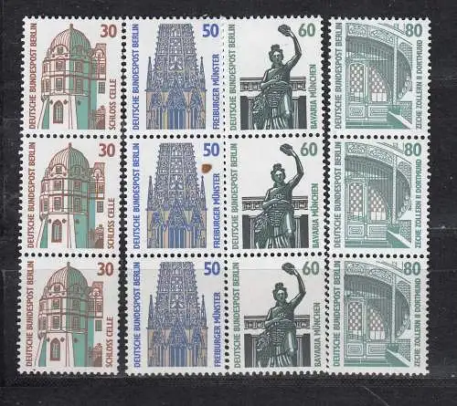 Berlin (West)  Nr 793/96 Streifen mir Zählnummer Postfrisch / **