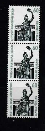 Berlin (West)  Nr Streifen mit Zählnummer 795 Postfrisch / **