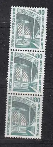 Berlin (West)  Nr Streifen mit Zählnummer 796 Postfrisch / **