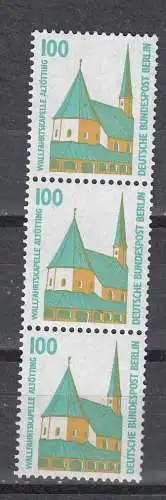 Berlin (West)  Nr Streifen mit Zählnummer 834 Postfrisch / **