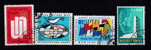 Vereinte Nationen Genf  Nr 11/14 Gestempelt (Posten)
