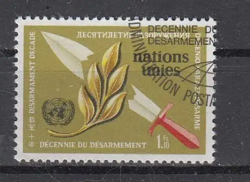 Vereinte Nationen Genf  Nr 31 Gestempelt (Posten)