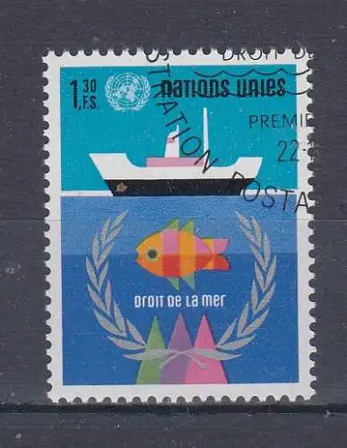 Vereinte Nationen Genf  Nr 45 Gestempelt (Posten)