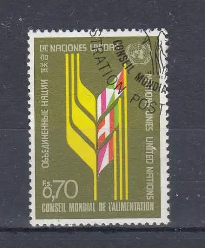 Vereinte Nationen Genf  Nr 62 Gestempelt (Posten)