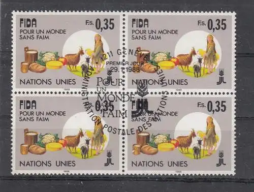 Vereinte Nationen Genf  Nr 162 Vb Gestempelt (Posten)