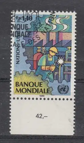 Vereinte Nationen Genf  Nr 174 Gestempelt (Posten)