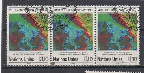 Vereinte Nationen Genf  Nr 177 3. er Streifen Gestempelt (Posten)