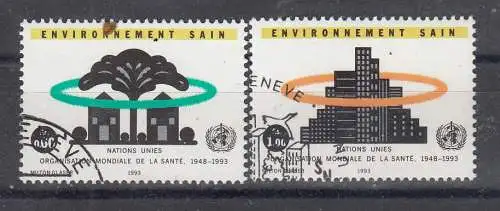 Vereinte Nationen Genf  Nr 231/32 Gestempelt (Posten)