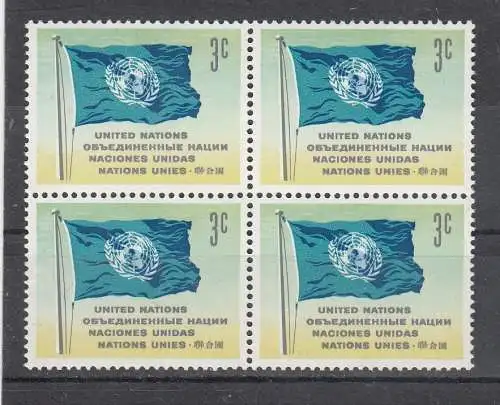 UNO New York  Nr 100 Vb Postfrisch / **