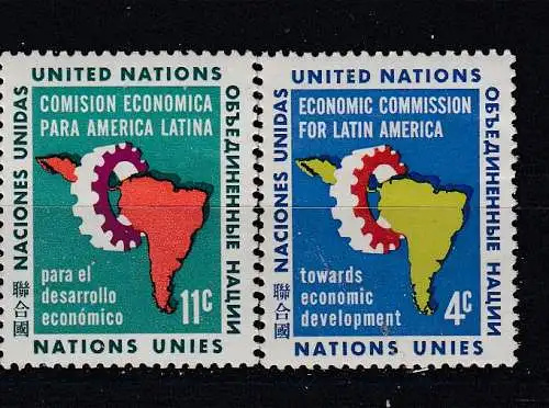 UNO New York  Nr 107/08 Postfrisch / **
