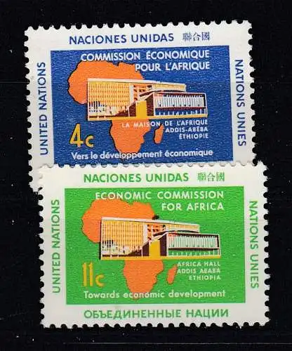 UNO New York  Nr 109/10 Postfrisch / **
