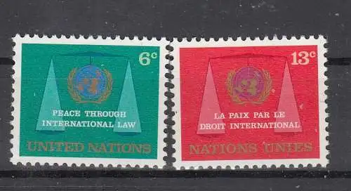 UNO New York  Nr 214/15 Postfrisch / **