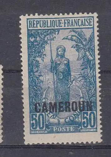 Kamerun  Nr 50 Falz / Gummimängel / *