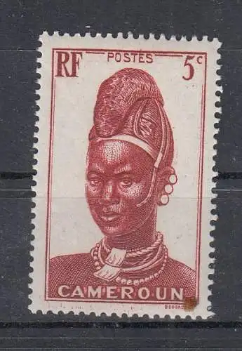 Kamerun  Nr 129 Falz / Gummimängel / *