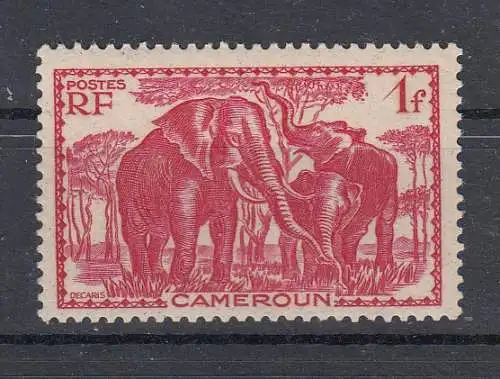 Kamerun  Nr 142 Falz / Gummimängel / *