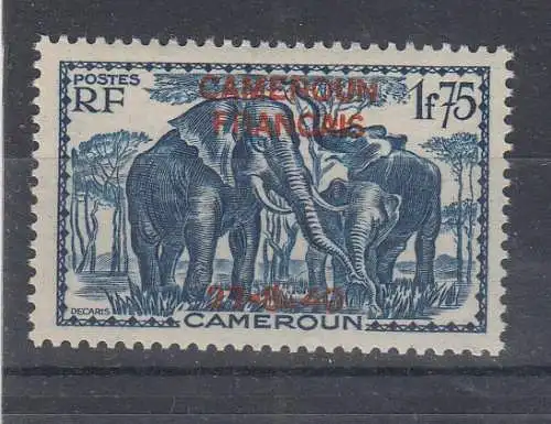 Kamerun  Nr 202 Falz / Gummimängel / *