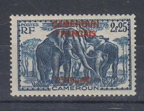 Kamerun  Nr 203 Falz / Gummimängel / *