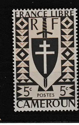 Kamerun  Nr 224 Falz / Gummimängel / *