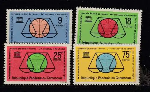 Kamerun  Nr 399/402 Postfrisch / **