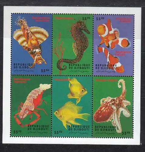 Dschibuti  Nr 731/36 Postfrisch / **