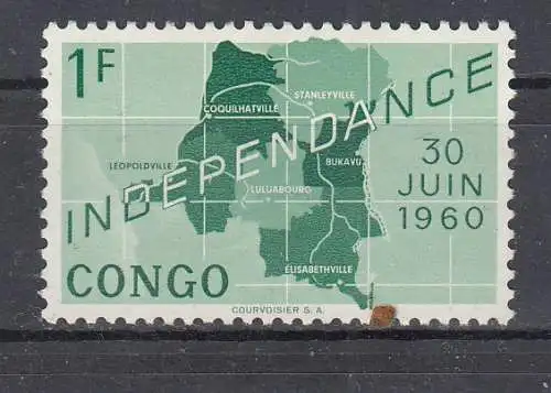 Kongo (Kinshasa)  Nr 3 Postfrisch / **