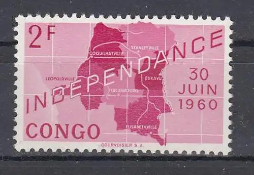Kongo (Kinshasa)  Nr 5 Postfrisch / **