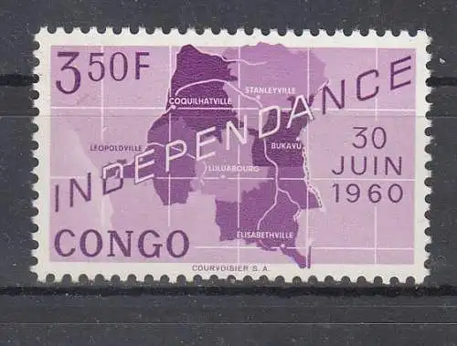 Kongo (Kinshasa)  Nr 6 Gestempelt (Posten)