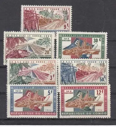 Kongo (Kinshasa)  Nr 131/37 Postfrisch / **