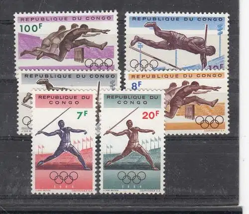 Kongo (Kinshasa)  Nr 169/74 Postfrisch / **