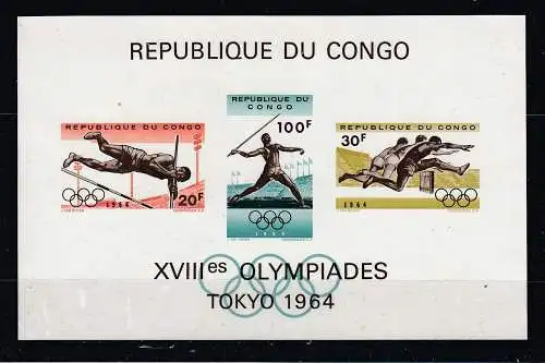 Kongo (Kinshasa)  Nr Blocck 5 Postfrisch / **