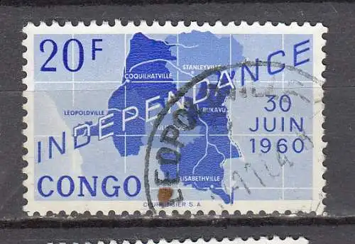 Kongo (Kinshasa)  Nr 10 Gestempelt (Posten)