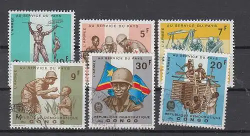 Kongo (Kinshasa)  Nr 246/51 Gestempelt (Posten)
