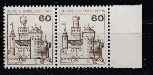 Berlin (West)  Nr 537 waag.Paar Postfrisch / **