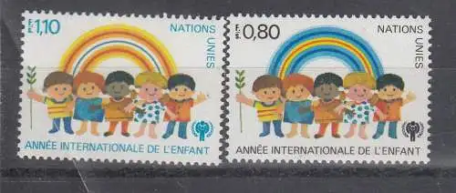 Vereinte Nationen Genf  Nr 83/84 Postfrisch / **