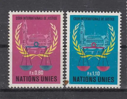 Vereinte Nationen Genf  Nr 86/87 Postfrisch / **