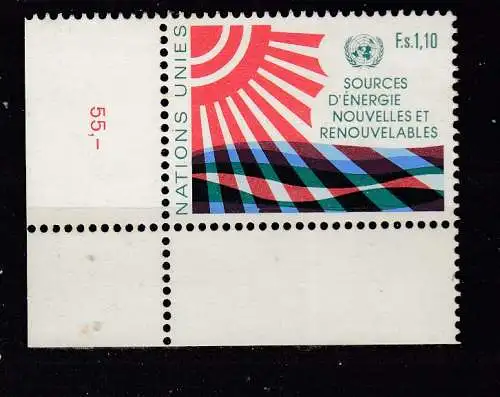 Vereinte Nationen Genf  Nr 100 ER Postfrisch / **