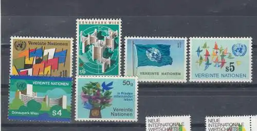 Vereinte Nationen Wien  Nr 1/6 Postfrisch / **