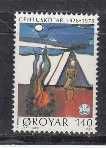 Dänemark Färöer  Nr 41 Postfrisch / **