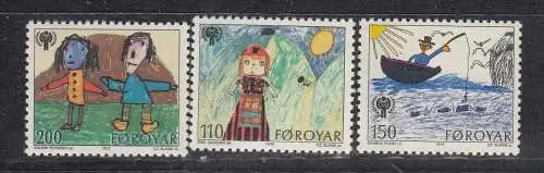 Dänemark Färöer  Nr 45/47 Postfrisch / **