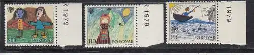 Dänemark Färöer  Nr 45/47 Postfrisch / **