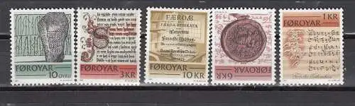 Dänemark Färöer  Nr 65/69 Postfrisch / **