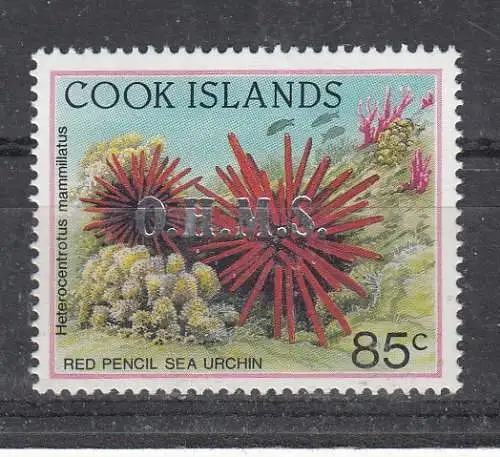 Cook-Inseln Dienstmarken  Nr 62 Postfrisch / **