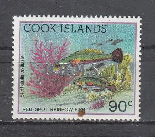 Cook-Inseln Dienstmarken  Nr 63 Postfrisch / **