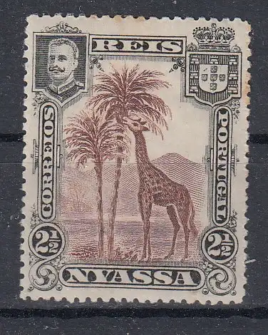 Port. Nyassages.  Nr 27 Falz / Gummimängel / *