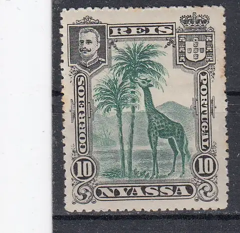 Port. Nyassages.  Nr 29 Falz / Gummimängel / *